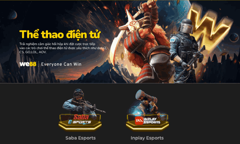 cá cược esport We88