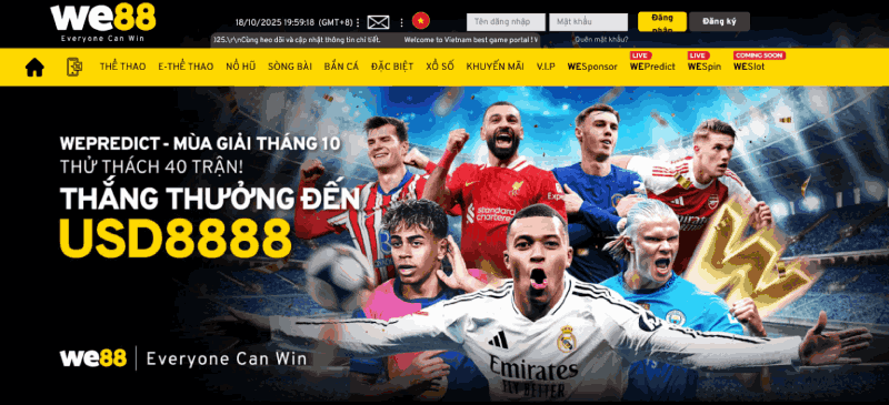 xử lý lỗi đăng nhập We88